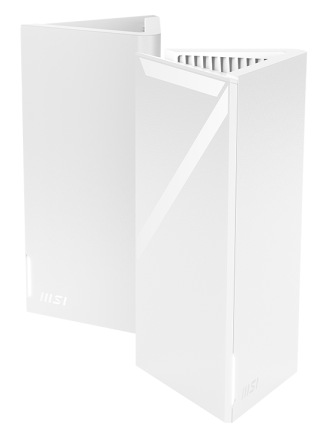 Kompletný Wi-Fi systém MSI Roamii BE Lite, WiFi7,  5/2,4GHz, 2pack biely