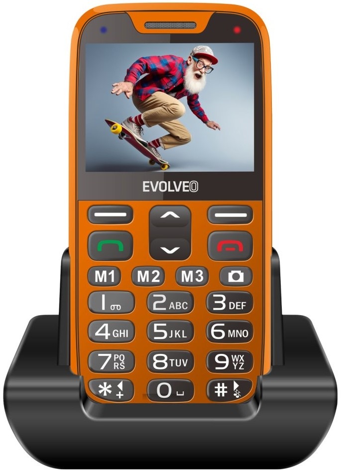 Mobilný telefón Evolveo EasyPhone XR oranžový Mobilný telefón Evolveo EasyPhone XR oranžový