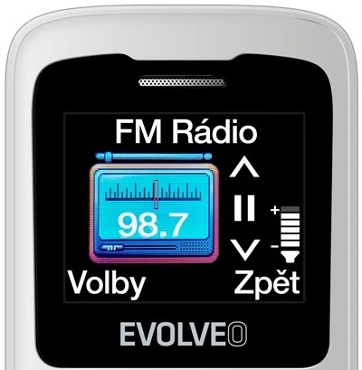 Mobilný telefón Evolveo EasyPhone ID biely Mobilný telefón Evolveo EasyPhone ID biely