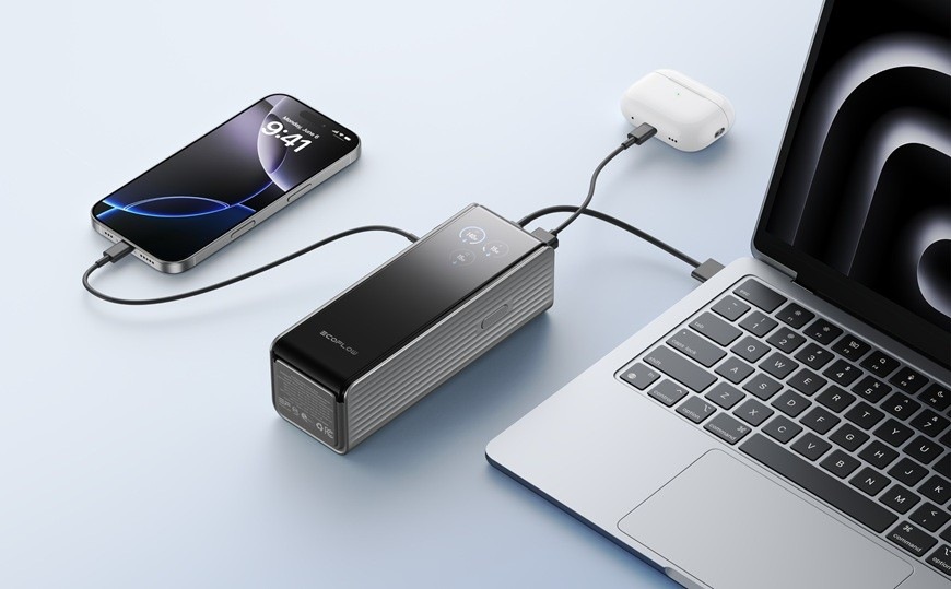 Powerbank EcoFlow RAPID 25000mAh, 170W strieborný Powerbank EcoFlow RAPID 25000mAh, 170W strieborný