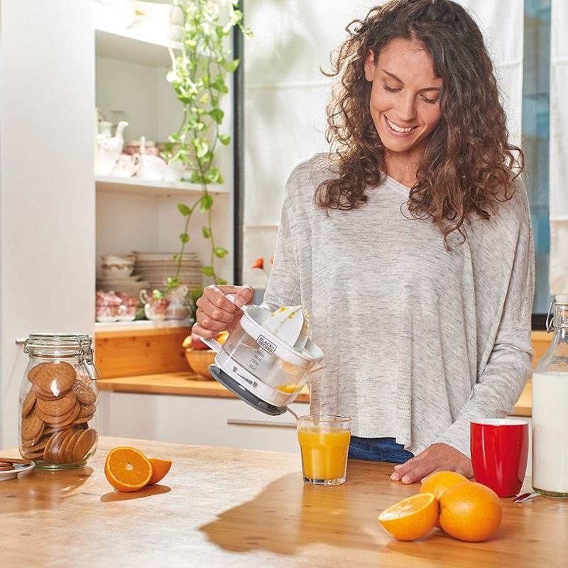 Lis na citrusy Black+Decker BXCJ25E čierny/biely