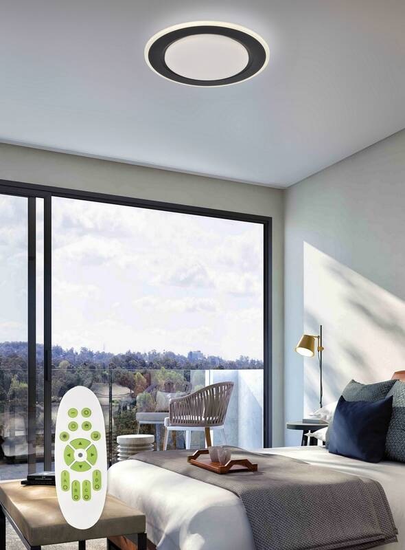 LED stropné svietidlo Top Light Norman 40C RC čierne LED stropné svietidlo Top Light Norman 40C RC čierne