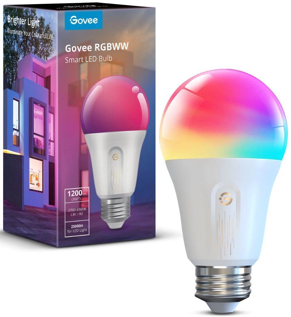 Inteligentná žiarovka Govee E27, RGBWW, 12W-85W, 1200lm, Long Life