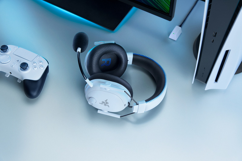 Headset Razer BlackShark V3 Pro PlayStation biely