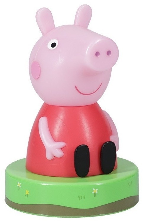 Dekoratívne LED Paladone Icon Light Prasiatko Peppa zelené/ružové