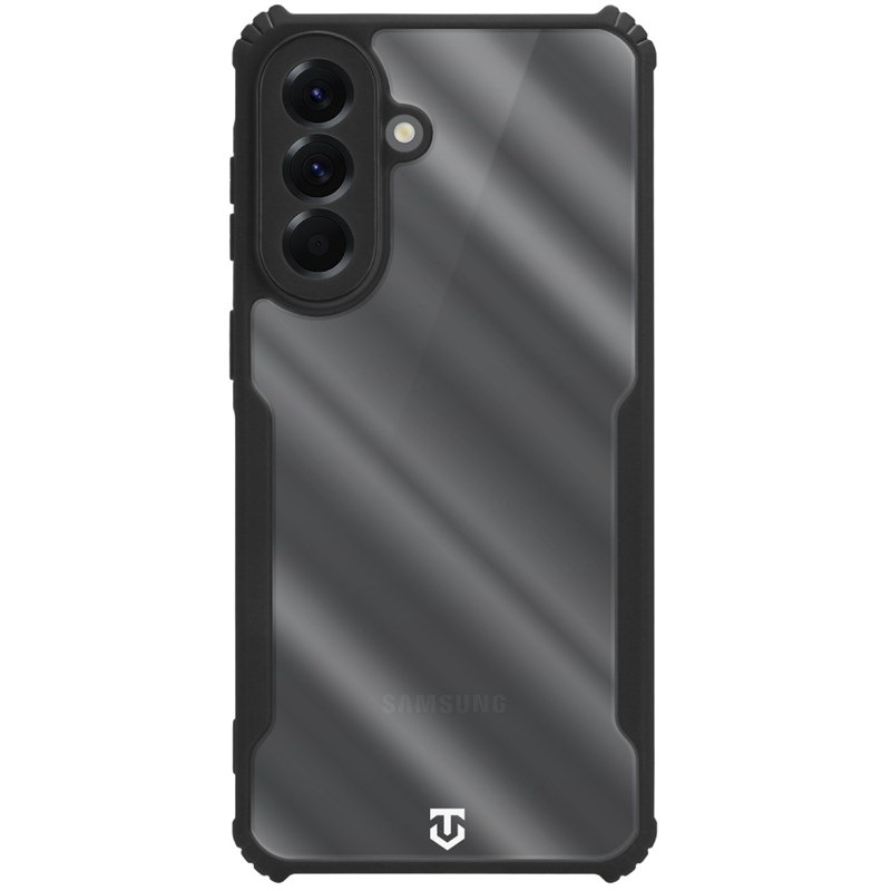 Kryt na mobil Tactical Quantum Stealth na Samsung Galaxy A57 - čierny/priehľadný