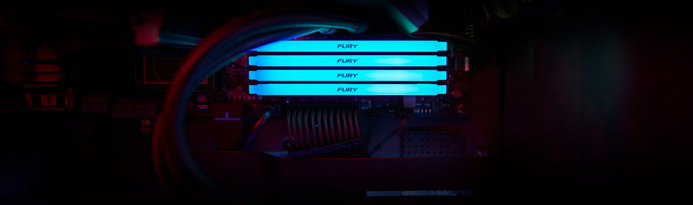 Pamäťový modul Kingston FURY Beast Black RGB 16GB (2x8GB) DDR4 3200MHz CL16 DIMM Kingston FURY Beast Black RGB 16 GB (2× 8 GB) (KF432C16BB2A216)