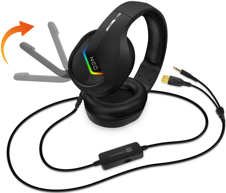 Headset Connect IT NEO čierny Connect IT NEO, čierna