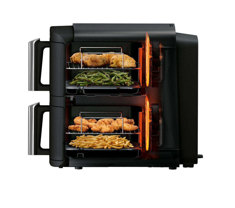 Fritéza teplovzdušná Ninja SL300EU Foodie Double Stack 7,6 l čierna Fritéza teplovzdušná Ninja SL300EU Foodie Double Stack 7,6 l čierna