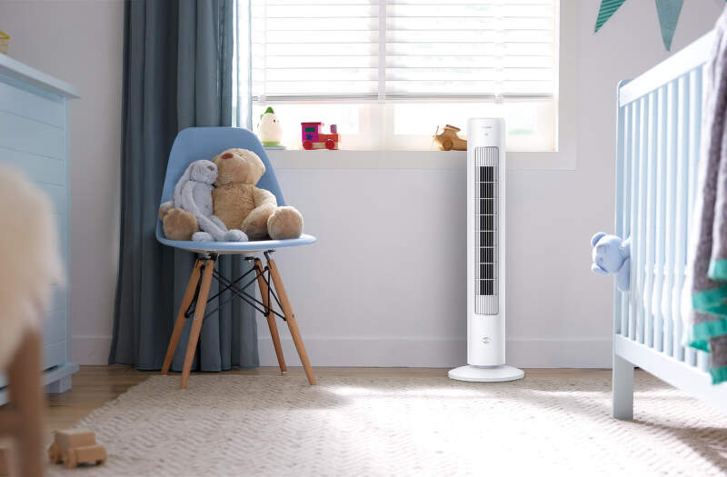Ventilátor stĺpový Philips Series 5000 CX5535/00 biely