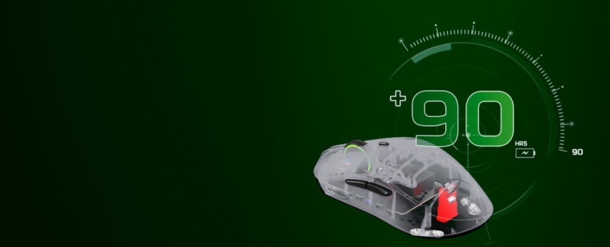 Myš HyperX Pulsefire Haste 2 Pro 4K sivá