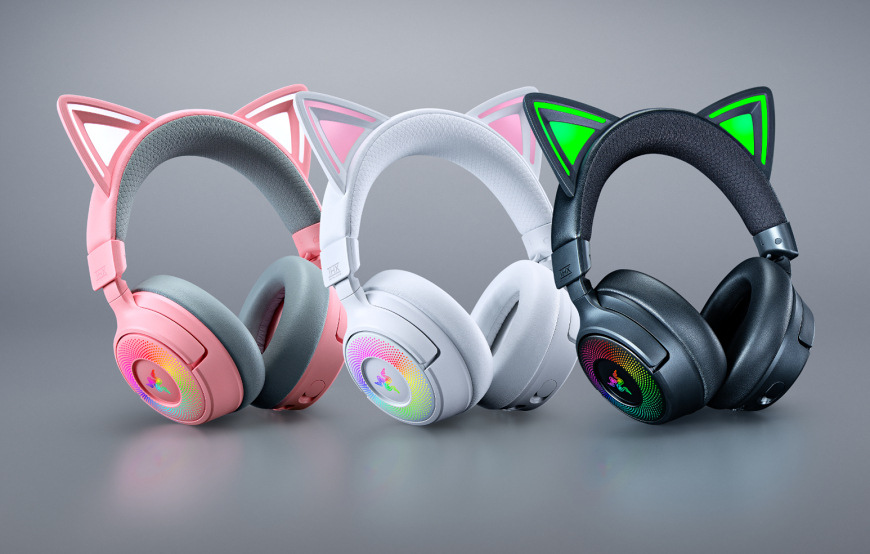 Headset Razer Kraken Kitty V3 Pro čierny