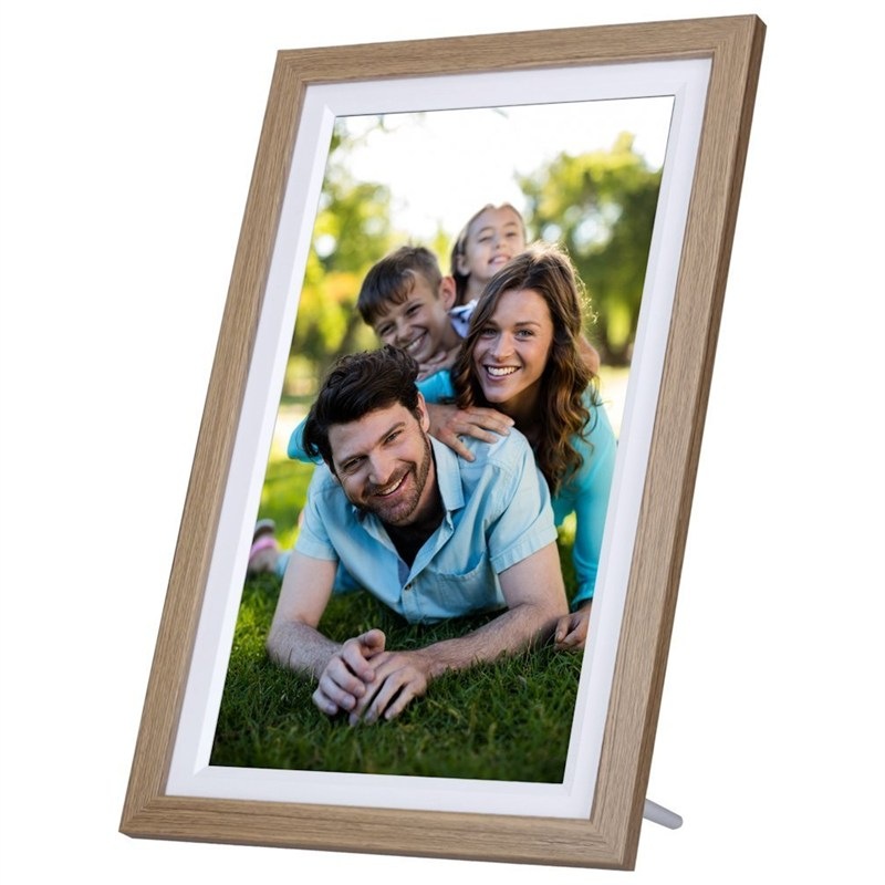 Digitálny fotorámik WiFi 152 v dizajne dreva
