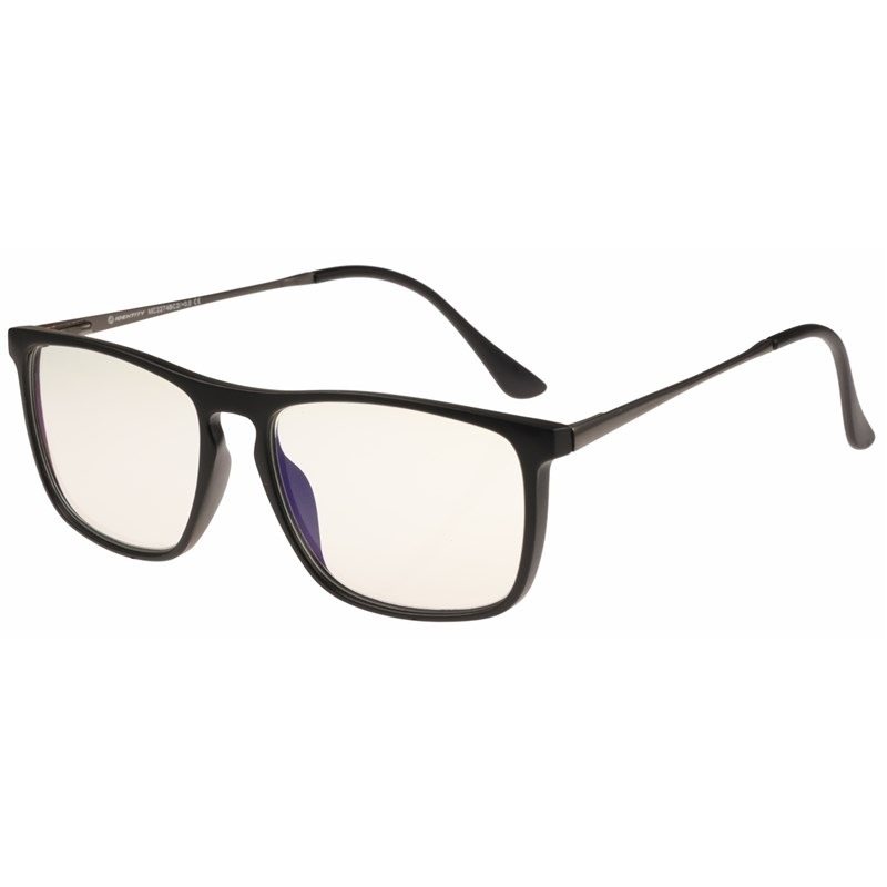 Počítačové okuliare Identity s filtrom modrého svetla, +0,5 čierne