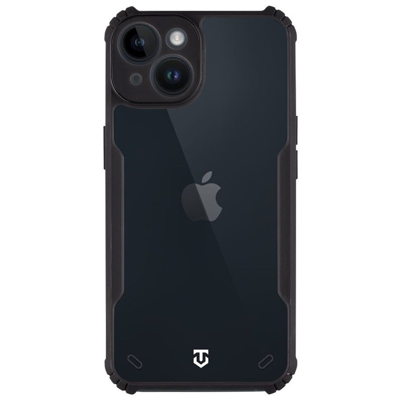 Kryt na mobil Tactical Quantum Stealth na Apple iPhone 14 čierny/priehľadný