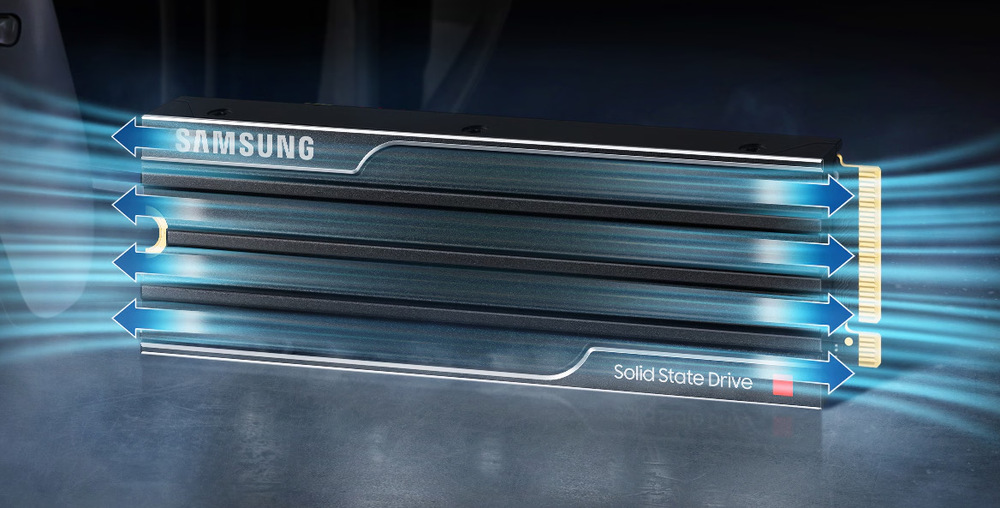 SSD Samsung 9100 PRO 1 TB with Heatsink PCIe 5.0 NVMe čierny SSD Samsung 9100 PRO 1 TB with Heatsink PCIe 5.0 NVMe čierny