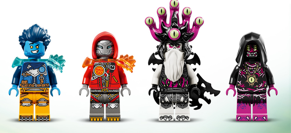Štyri minifigúrky, diamantové vajcia a bojové zbrane inšpirujú deti k súbojom aj nečakaným dejovým zvratom.