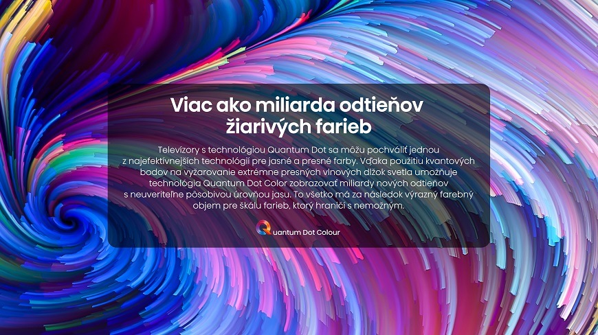 Televízor Hisense 65U7KQ Televízia Hisense 65U7KQ, Quantum Dot Colour