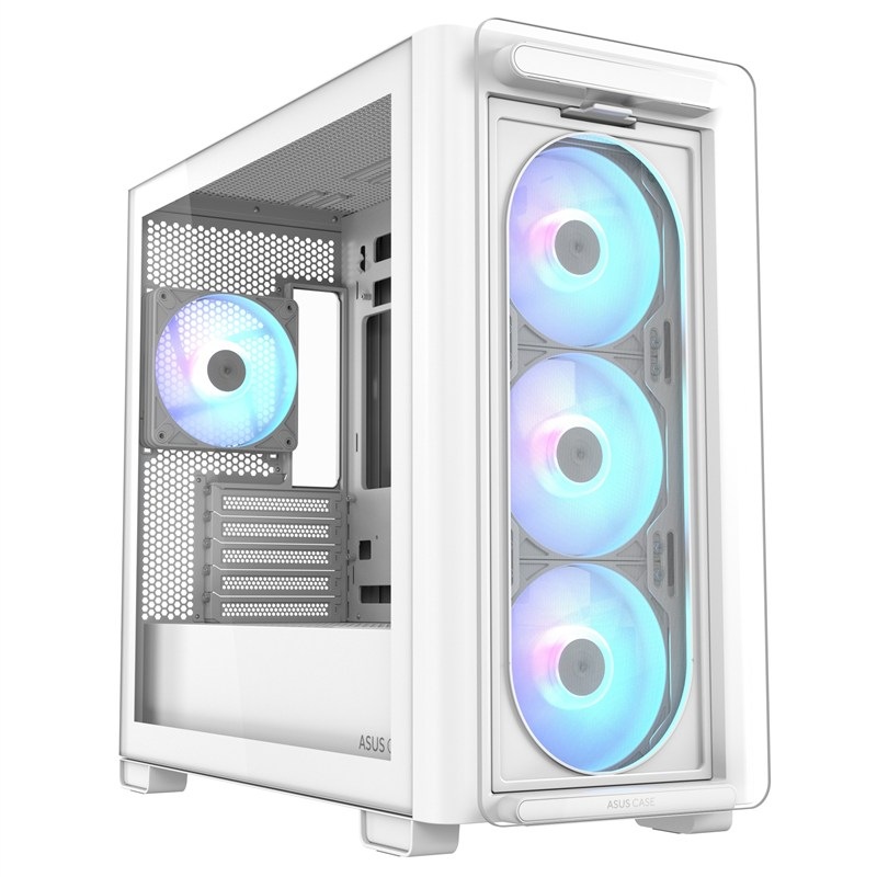 Case Asus A23 PLUS TG ARGB biela