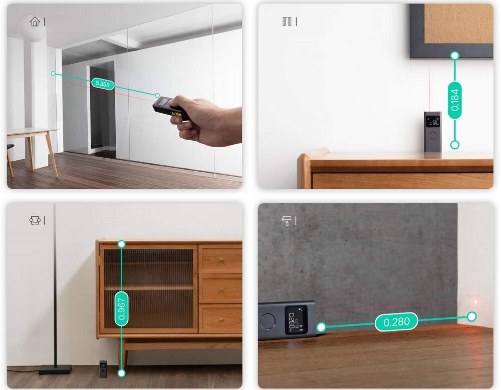 XIAOMI LASER MEASURE, MĚŘIČ VZDÁLENOSTI XIAOMI LASER MEASURE, MĚŘIČ VZDÁLENOSTI