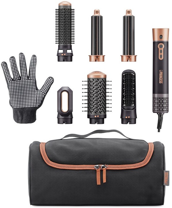 Kulmofén Princess Airstyler Plus 529215 s nástavcami.