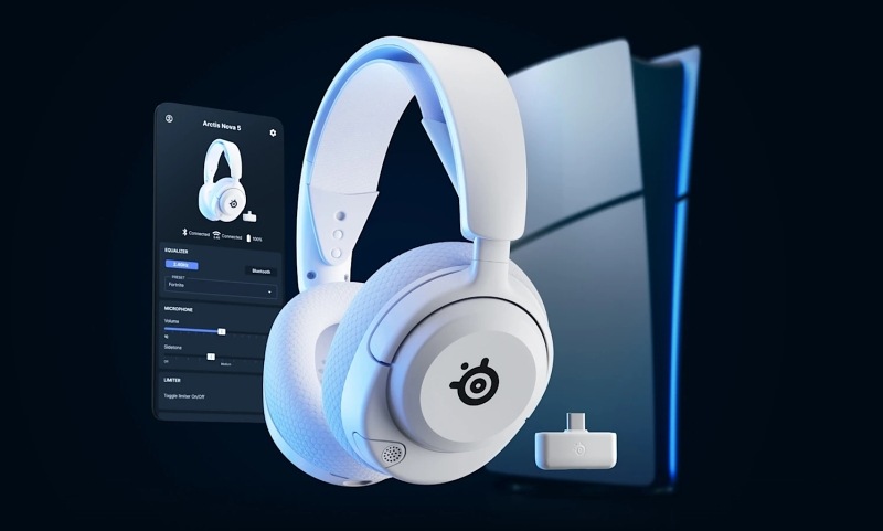 Headset SteelSeries Arctis Nova 5P Wireless biely Headset SteelSeries Arctis Nova 5P Wireless biely