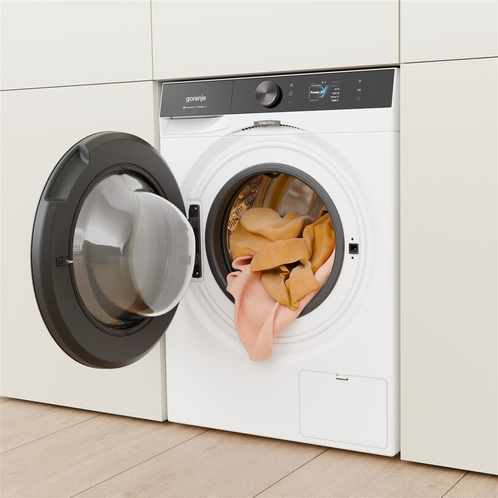 Práčka Gorenje G800 WG814A5T4 SuperSilent 68db biela Práčka Gorenje WG814A5T4 SuperSilent otvorené dvierka