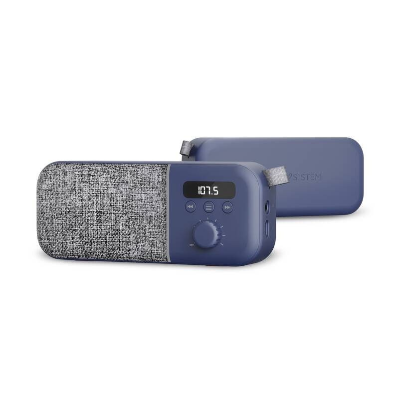 Rádioprijímač Energy Sistem Fabric Box Radio modrý Energy Sistem Fabric Box Radio