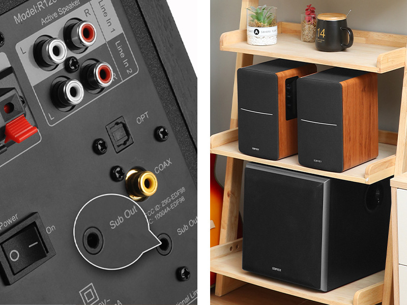 Reproduktory Edifier R1280DBS (2 ks) hnedé Reproduktory Edifier R1280DBS (2 ks) hnedé