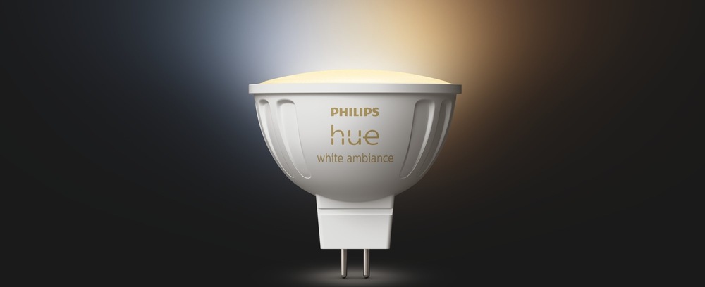 Inteligentná žiarovka Philips Hue 5,1 W, MR16, GU5,3, White Ambiance