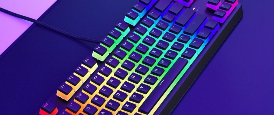 Klávesnica ENDORFY Thock TKL Wireless Red Pudding, US layout čierna Klávesnica ENDORFY Thock TKL Wireless Red Pudding, US layout čierna