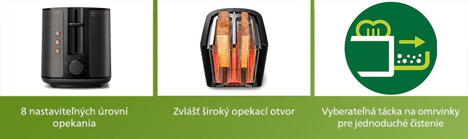Hriankovač Philips Viva Collection HD2650/30 čierny/medený Philips HD2650/30 Viva Collection
