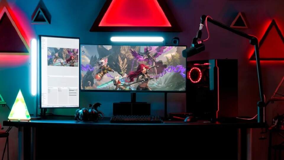 Svetlo Logitech G Litra Beam Premium čierne Svetlo Logitech G Litra Beam Premium čierne
