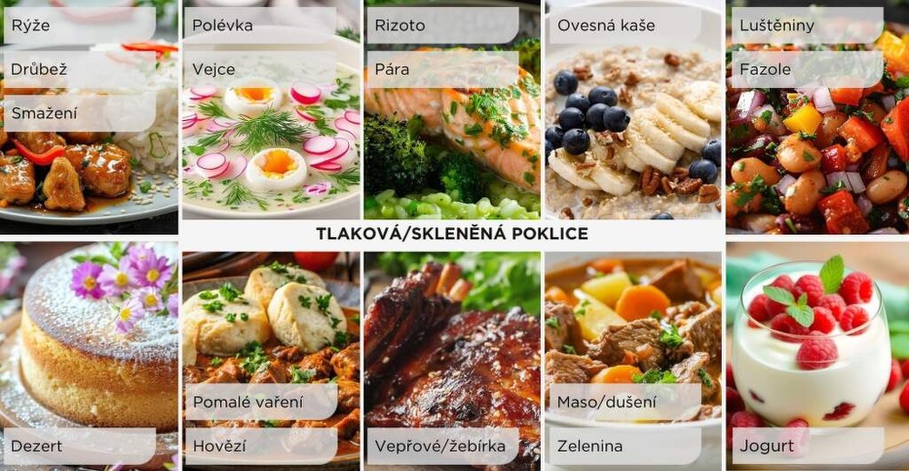 Multifunkčný tlakový hrniec Concept CK8000 COOKERY 11 v 1 čierny Multifunkčný tlakový hrniec Concept CK8000 COOKERY 11 v 1 čierny