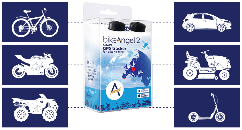 GPS lokátor Bikeangel AMB02 GPS lokátor Bikeangel AMB02
