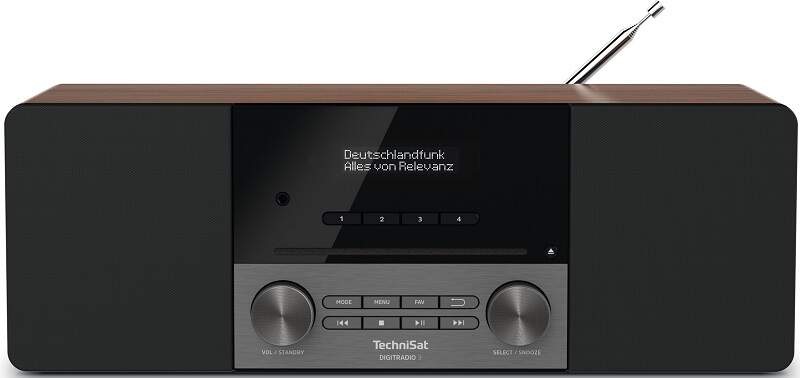 Rádioprijímač DAB+/CD Technisat DIGITRADIO 3 hnedý Rádioprijímač DAB+/CD Technisat DIGITRADIO 3 hnedý