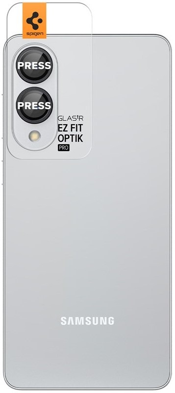 Tvrdené sklo Spigen TR EZ Fit Optik Pro HD pre Samsung Galaxy S25 Edge (2 ks) - čierne