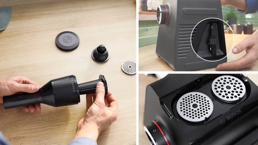 Mlynček na mäso Bosch MultiPower Series 6 MFWS670B čierny BOSMFWS682B_nuz
