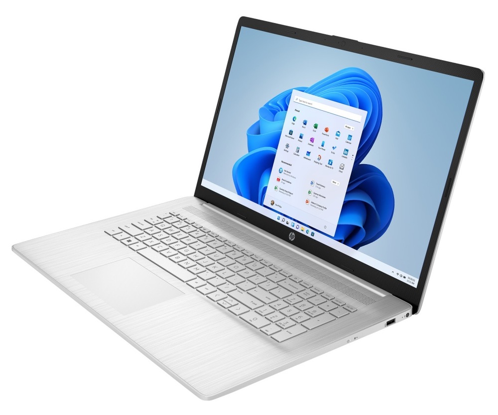 Notebook HP 17-cn4013nc + Game Pass predplatné na 3 mesiace strieborný Zariadenie hravo zvláda aj multimédiá a chváli sa výdržou až 6 hodín na jedno nabitie.