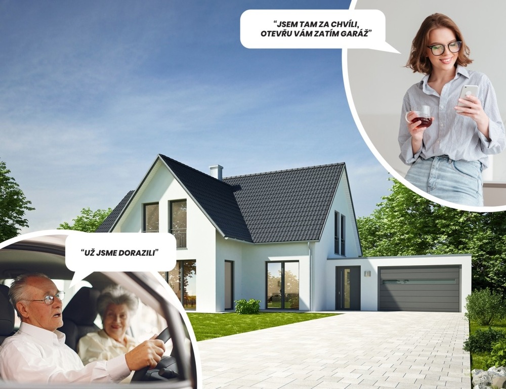 Modul IMMAX NEO LITE SMART Ovládanie garážových brán a automatických brán, WiFi Modul IMMAX NEO LITE SMART Ovládání garážových vrat a automatických bran, WiFi (07706L)