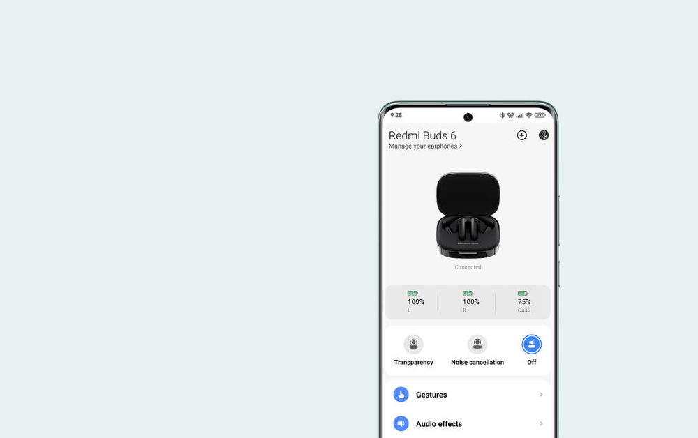 Slúchadlá Xiaomi Redmi Buds 6 biela Slúchadlá Xiaomi Redmi Buds 6 biela
