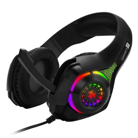 Headset Connect IT Biohazard RGB CHP-4511 čierny Headset Connect IT Biohazard RGB CHP-4511 čierny