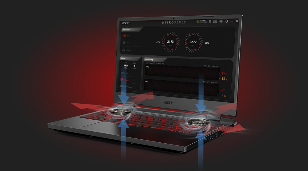 Notebook Acer Nitro 5 (AN517-55-97XY) čierny