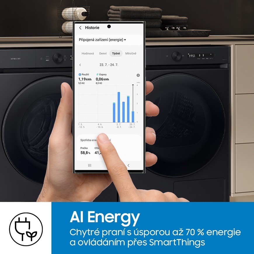 Práčka Samsung WW80CGC04DABLE čierna Práčka Samsung WW80CGC04DABLE čierna