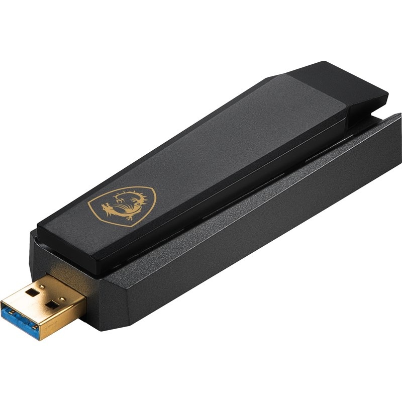 Wi-Fi adaptér MSI AXE5400 čierny