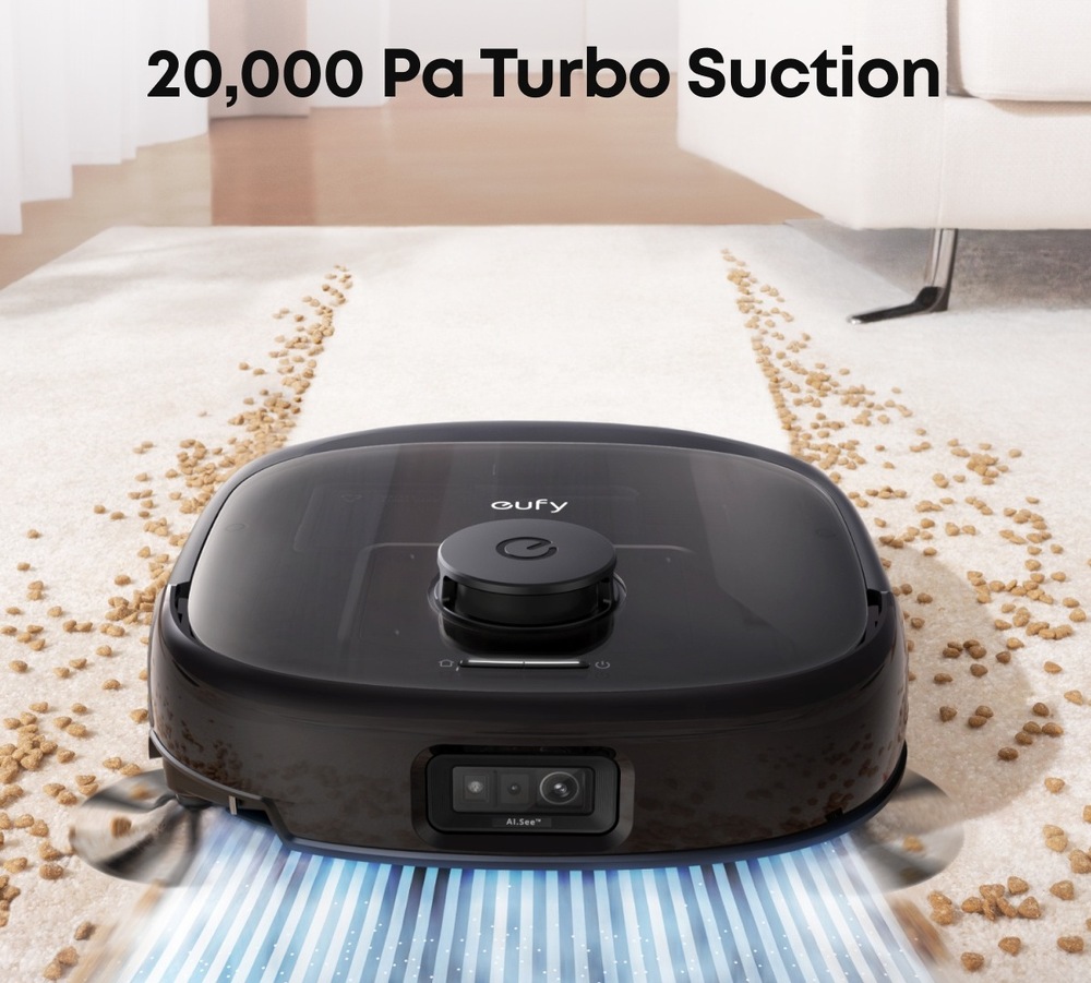 Sací výkon 20000 Pa vysávača Anker Eufy Omni E25