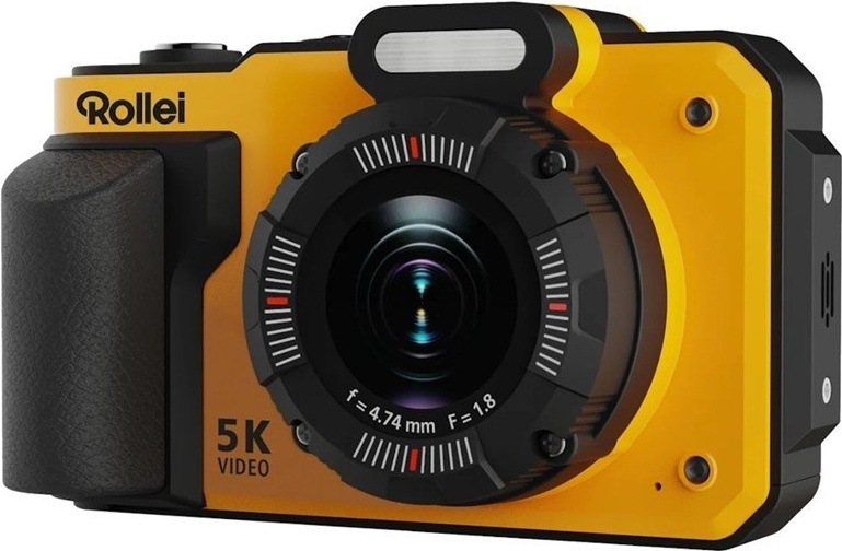 Kompaktný fotoaparát Rollei Sportsline 64 Pro, oranžová farba
