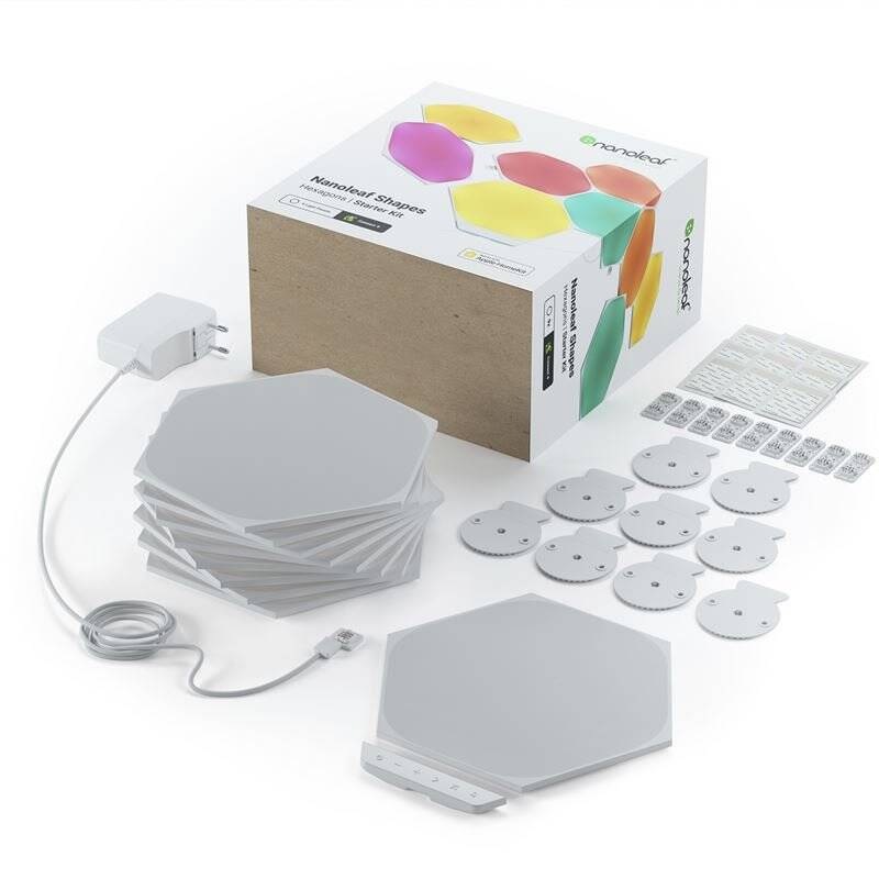 LED svetlo Nanoleaf Shapes Hexagons Starter Kit 9ks Nanoleaf Shapes Hexagons Starter Kit 9ks