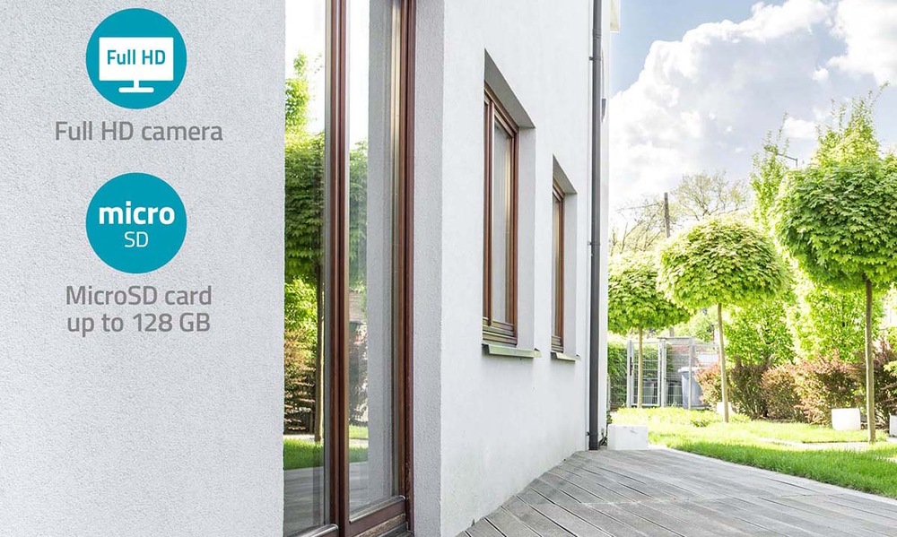IP kamera Nedis SmartLife vonkajšie, Wi-Fi, Full HD, so svetlom čierna IP kamera Nedis SmartLife vonkajšie, Wi-Fi, Full HD, so svetlom čierna