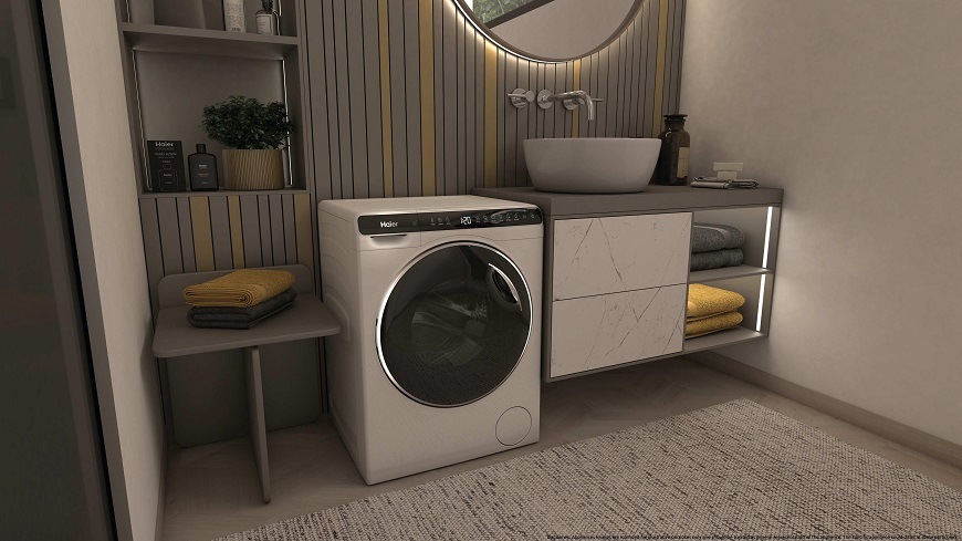 Práčka Haier HW50-BP12307U1-S biela